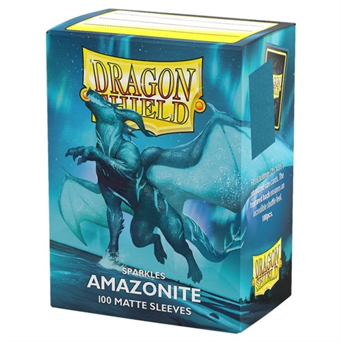 Dragon Shield - Matte Amazonite Sleeves - Standard Sleeves (100 stk) - Plastiklommer